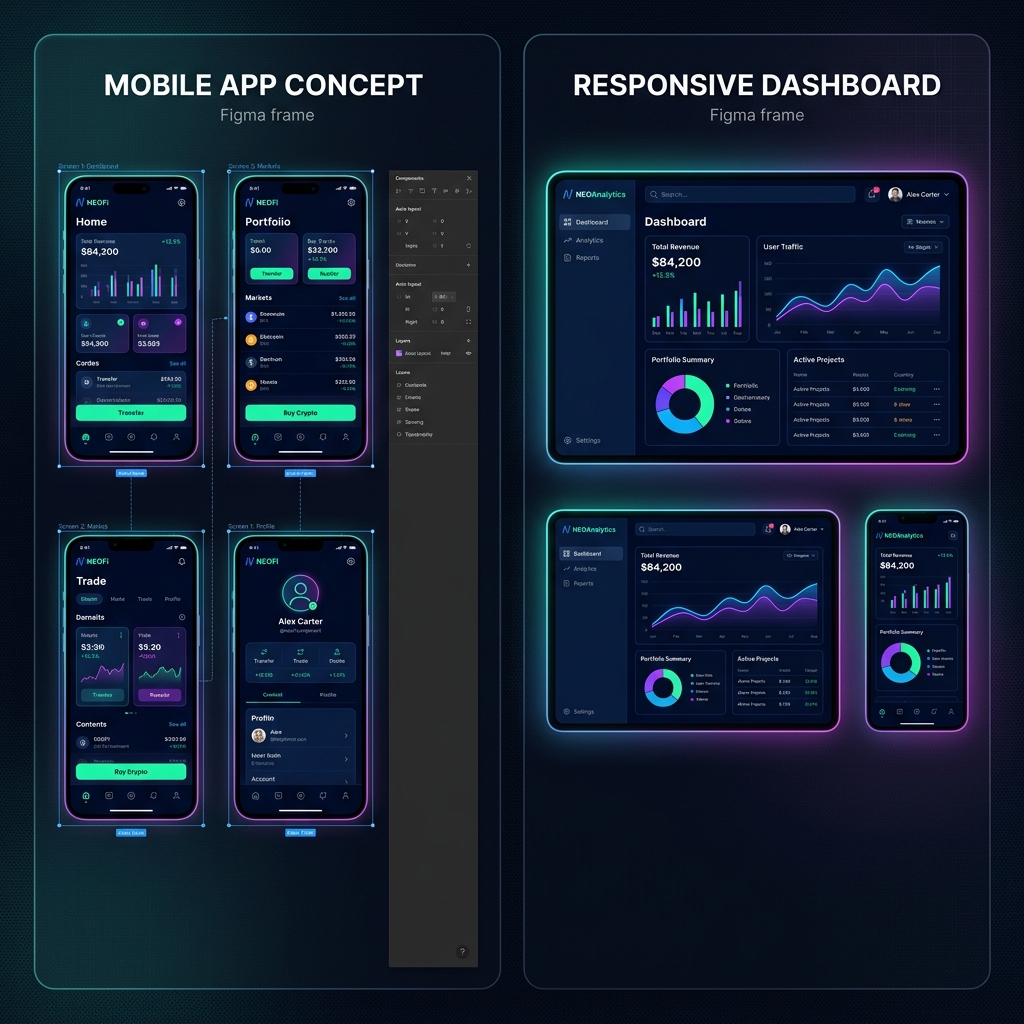 UI and UX Design Projects for Websites and Mobile Apps
